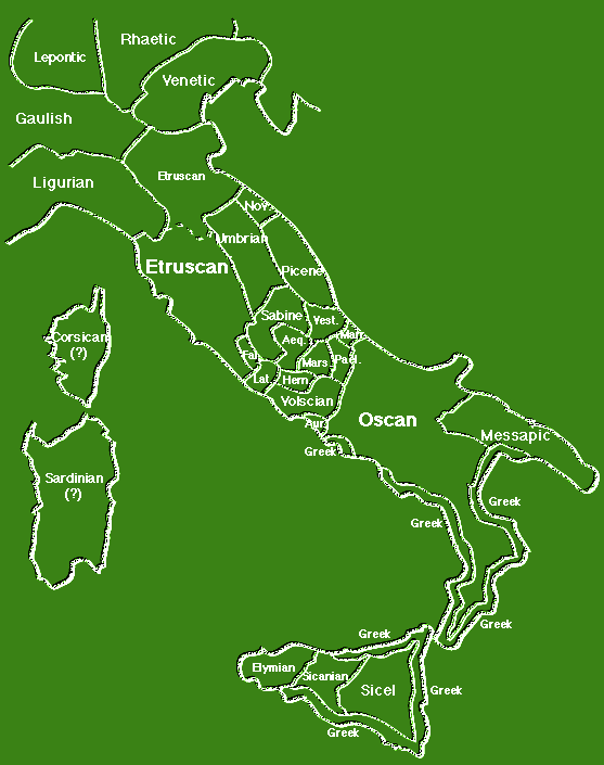 Os diversos dialetos da Itália